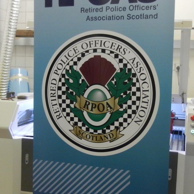 Lanarkshire Police Historical Society Bannerstand